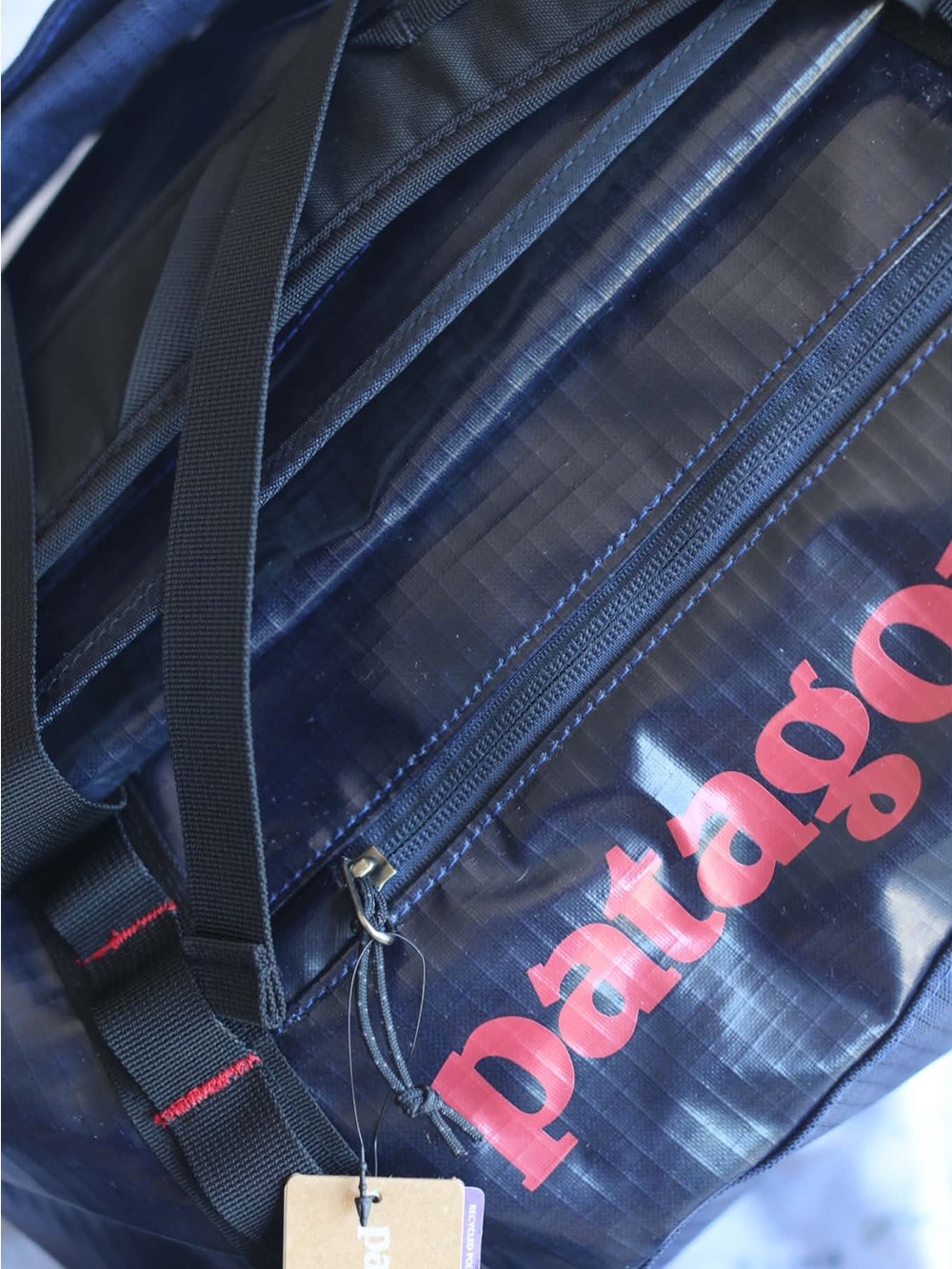 Patagonia Navy and Black Duffel with Red 40L limited Older Version - Picture 2 of 10